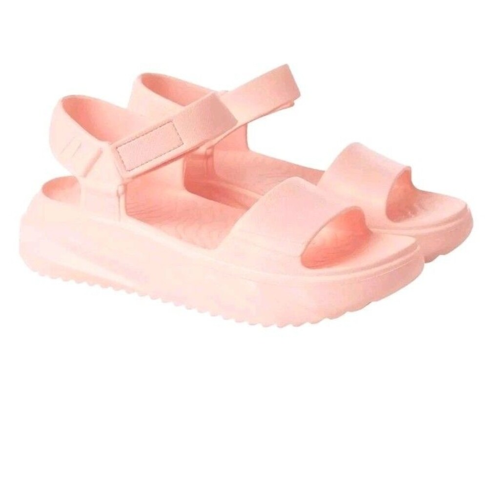 NEW 32 Degrees Women's Cushion Strap summer  Sandal shoes, Pink  size L 9-10